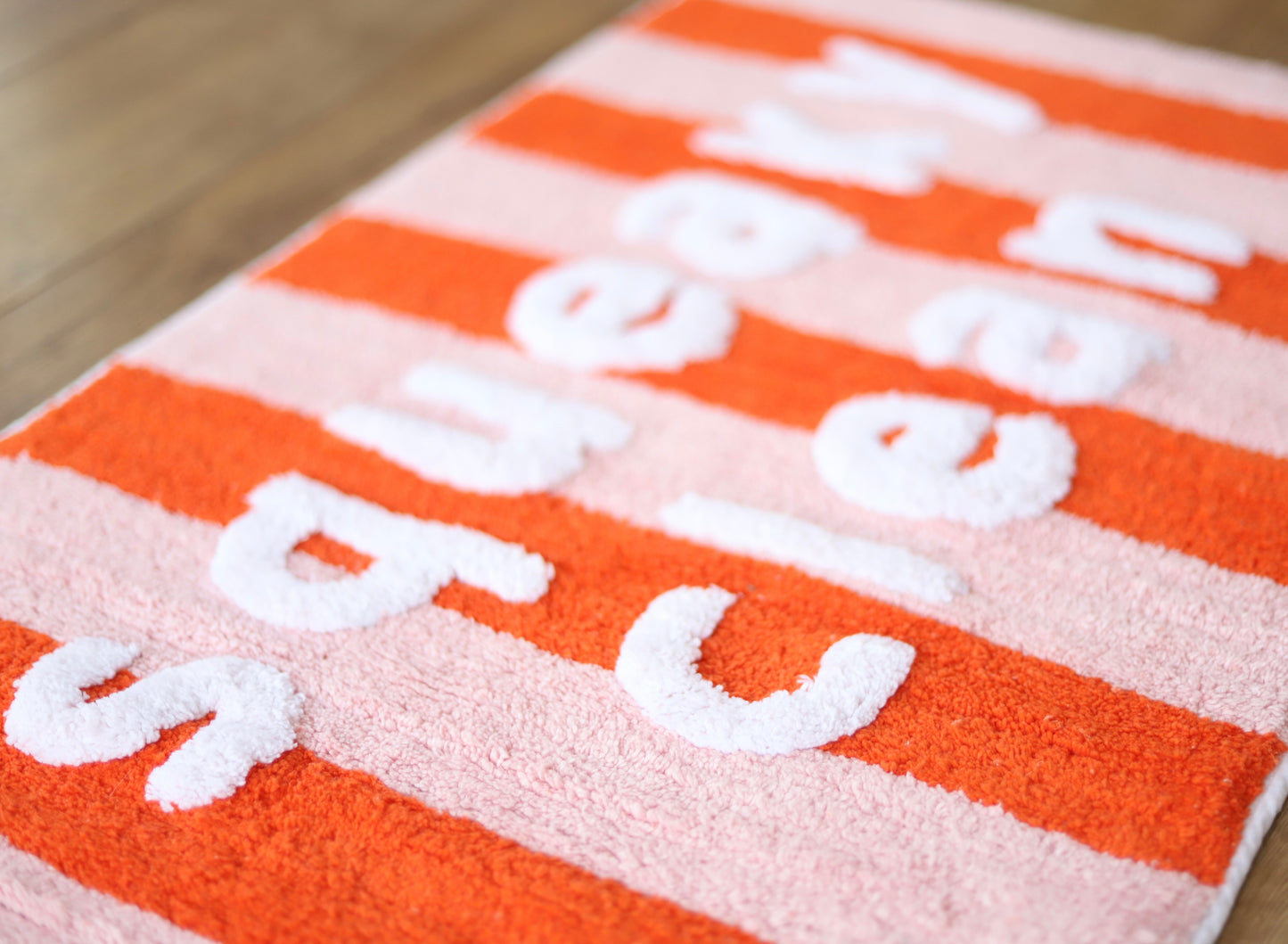 squeaky clean stripe bath mat