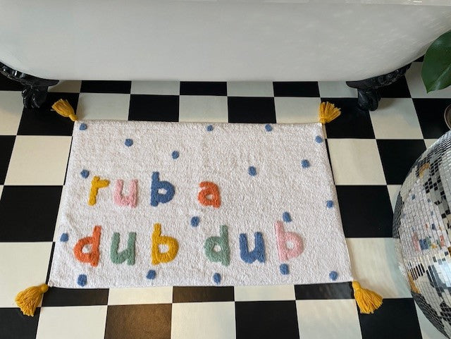 rub a dub dub spot bath mat