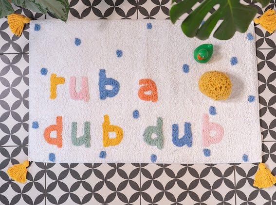 rub a dub dub spot bath mat