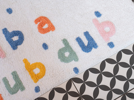 rub a dub dub spot bath mat