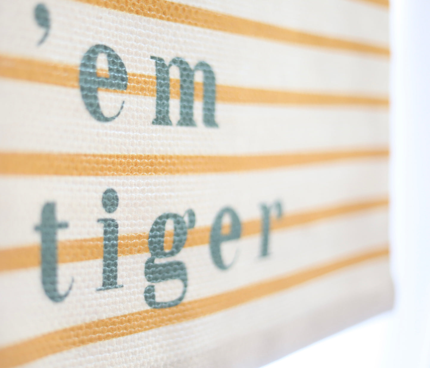 tiger stripe recycled wall hanging